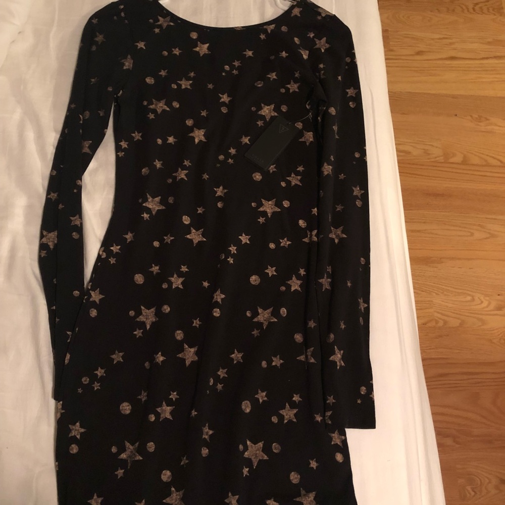 Guess long-sleeve short dress